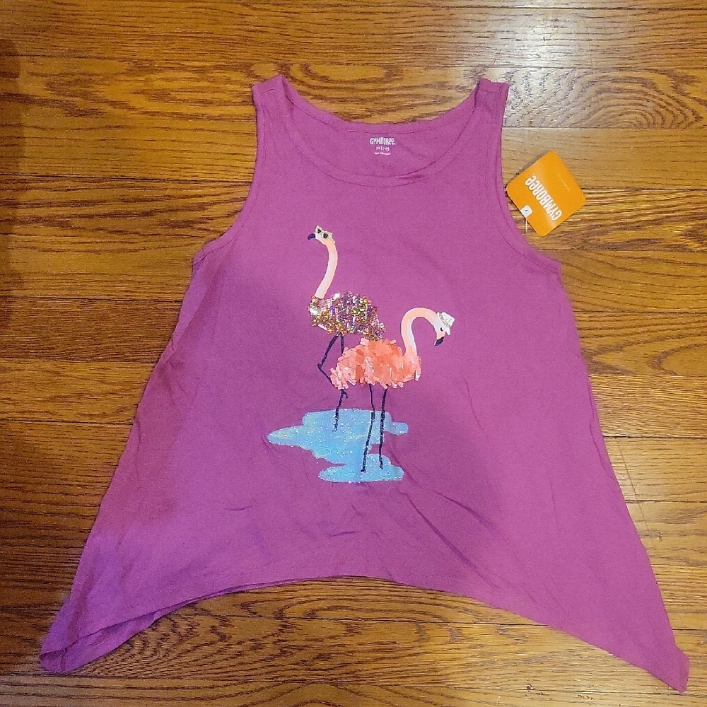 Gymboree Pink Flamingo Kids Tank Top